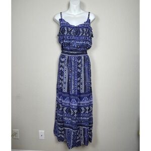 NWT‎ Gap Babydoll Sundress S Cottagecore Rayon Maxi Dress Summer Picnic